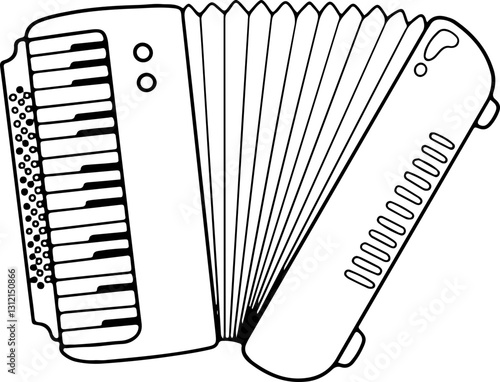 accordion cartoon