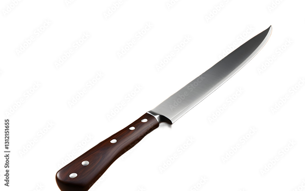A knife, isolated on a empty plain background A knife, isolated on a empty plain background