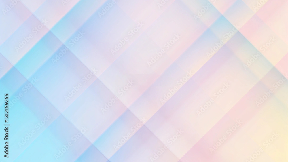 Abstract futuristic geometric shape overlapping on colorful pastel background. gradient diagonal rectangle background. Futuristic technology background Abstract futuristic geometric shape overlapping on colorful pastel background. gradient diagonal rectangle background. Futuristic technology background