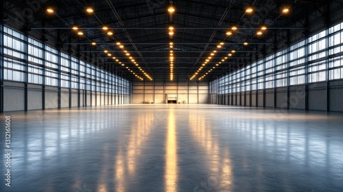 Spacious room featuring expansive allowing natural light to brighten the open and airy interior space