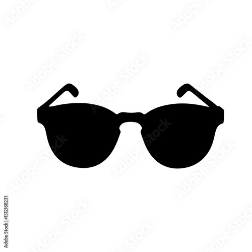 Adobe  Eye Glasses silhouette vector icon sign symbol illustration design.r Artwork