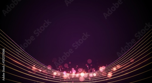 Luxury lines and gold lines on abstract banner background. Space for copying text. Luxury background, banner design style.