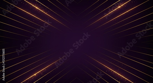 Luxury lines and gold lines on abstract banner background. Space for copying text. Luxury background, banner design style.