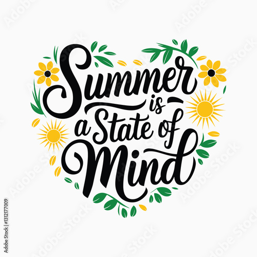 Summer day vector banner design