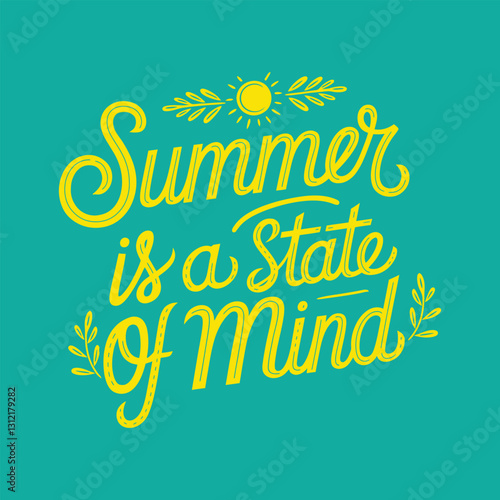 Summer day vector banner design