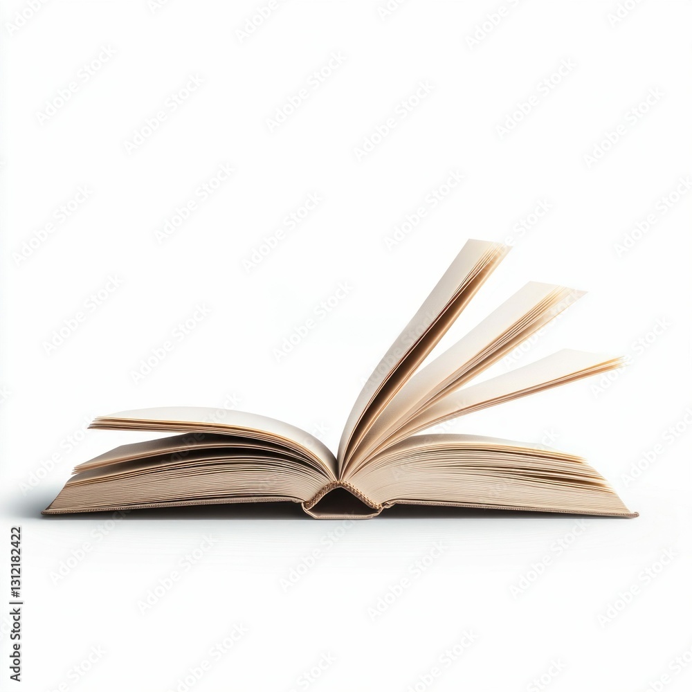 Flying Pages of an Open Book Flying Pages of an Open Book