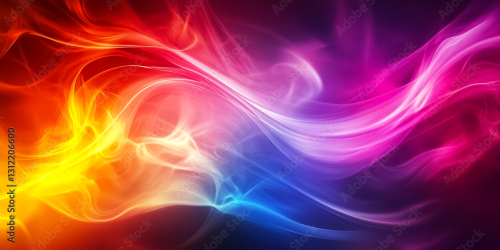 Vibrant abstract with flowing light and color. Dynamic swirls create a luminous, energetic backdrop with a modern, artistic feel. Vibrant abstract with flowing light and color. Dynamic swirls create a luminous, energetic backdrop with a modern, artistic feel.