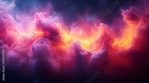 Ethereal Pink Purple Nebula Space Art Cosmic Backgrounds 2024 HDRI Skydome Environment Map Texture Pack Ultra High Resolution For 3D Design 8k 12k 16k 32k Seamless Texture Set For Various 3D