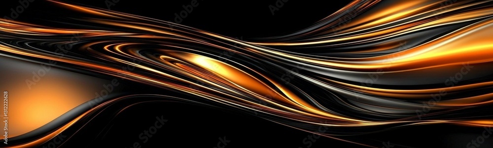 Fluid shapes and textures blend together to form captivating wave patterns. Fluid shapes and textures blend together to form captivating wave patterns.