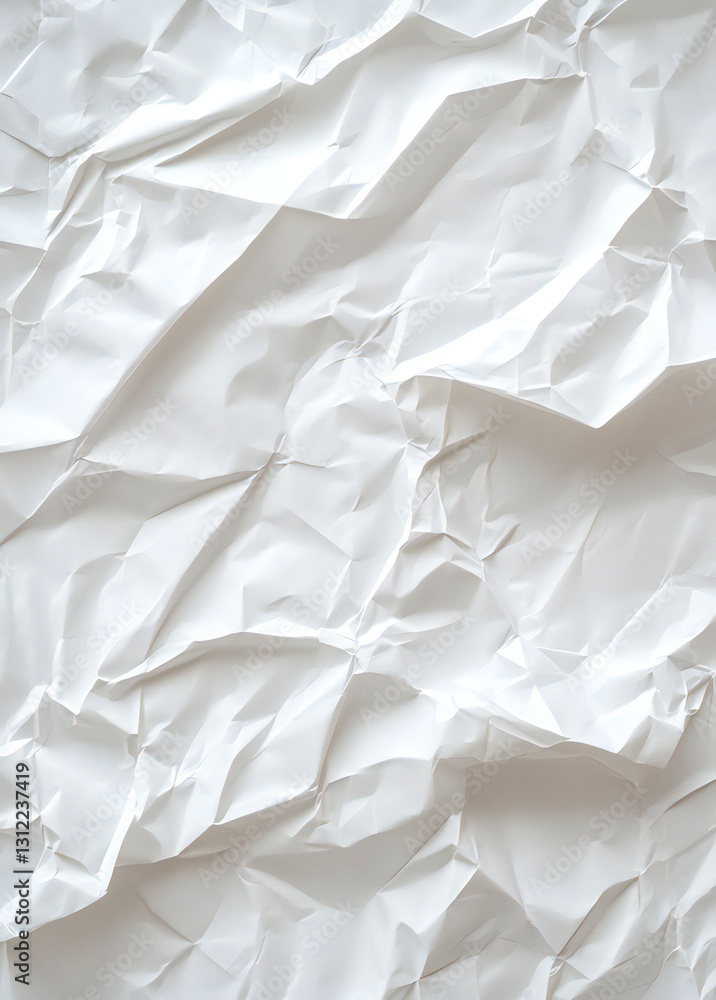 High-Resolution Blank White Paper with Realistic Folded Edges High-Resolution Blank White Paper with Realistic Folded Edges