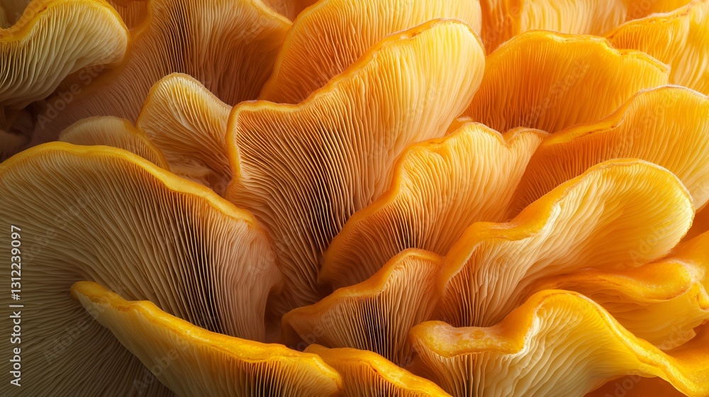 Close-up of Helvella mushroom in Washington Sta Close-up of Helvella mushroom in Washington Sta