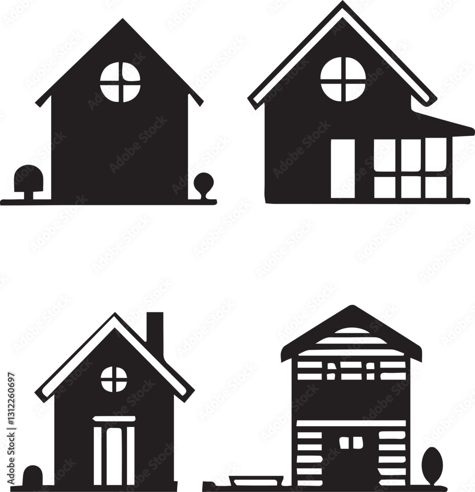 house, home icon, symbol, building, real estate, vector, illustration, construction, architecture, sign, design, window, real, roof, business, button, property, residential 