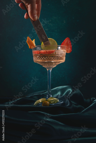 cocktail in a bar