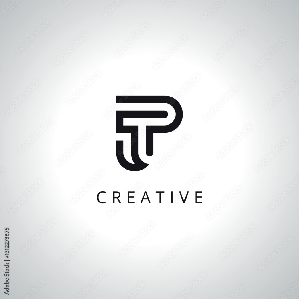Initial JP PJ Logo Template With Vector Eps. Initial JP PJ Logo Template With Vector Eps.