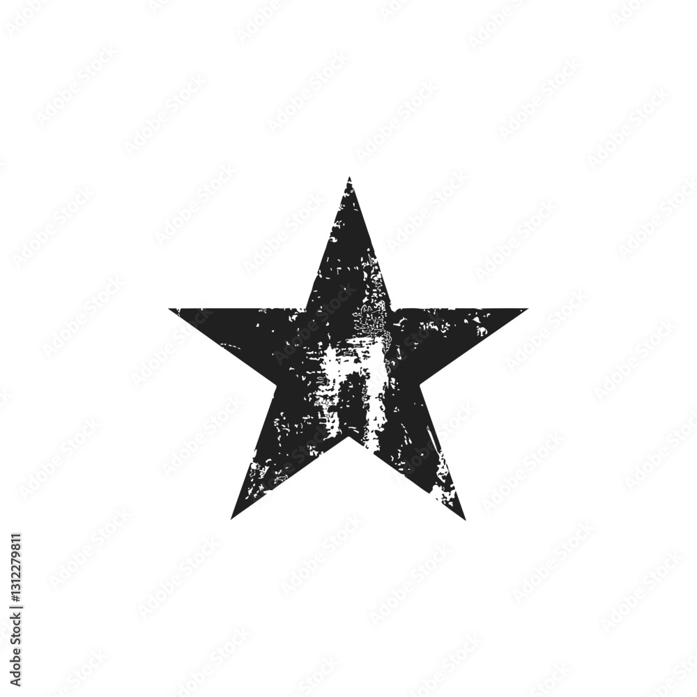 Fototapeta premium Stylized Abstract Star Icon