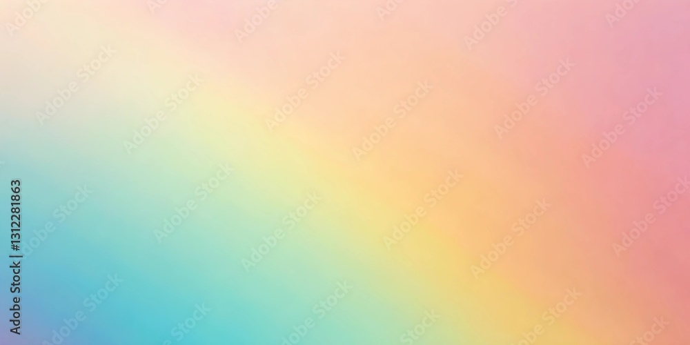 Pastel Rainbow Cloudscape for Whimsical and Dreamy Backgrounds. Pastel Rainbow Cloudscape for Whimsical and Dreamy Backgrounds.