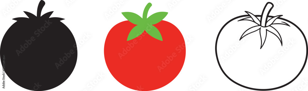 isolated tomato Vector,tomato Silhouette,tomato icon set isolated tomato Vector,tomato Silhouette,tomato icon set