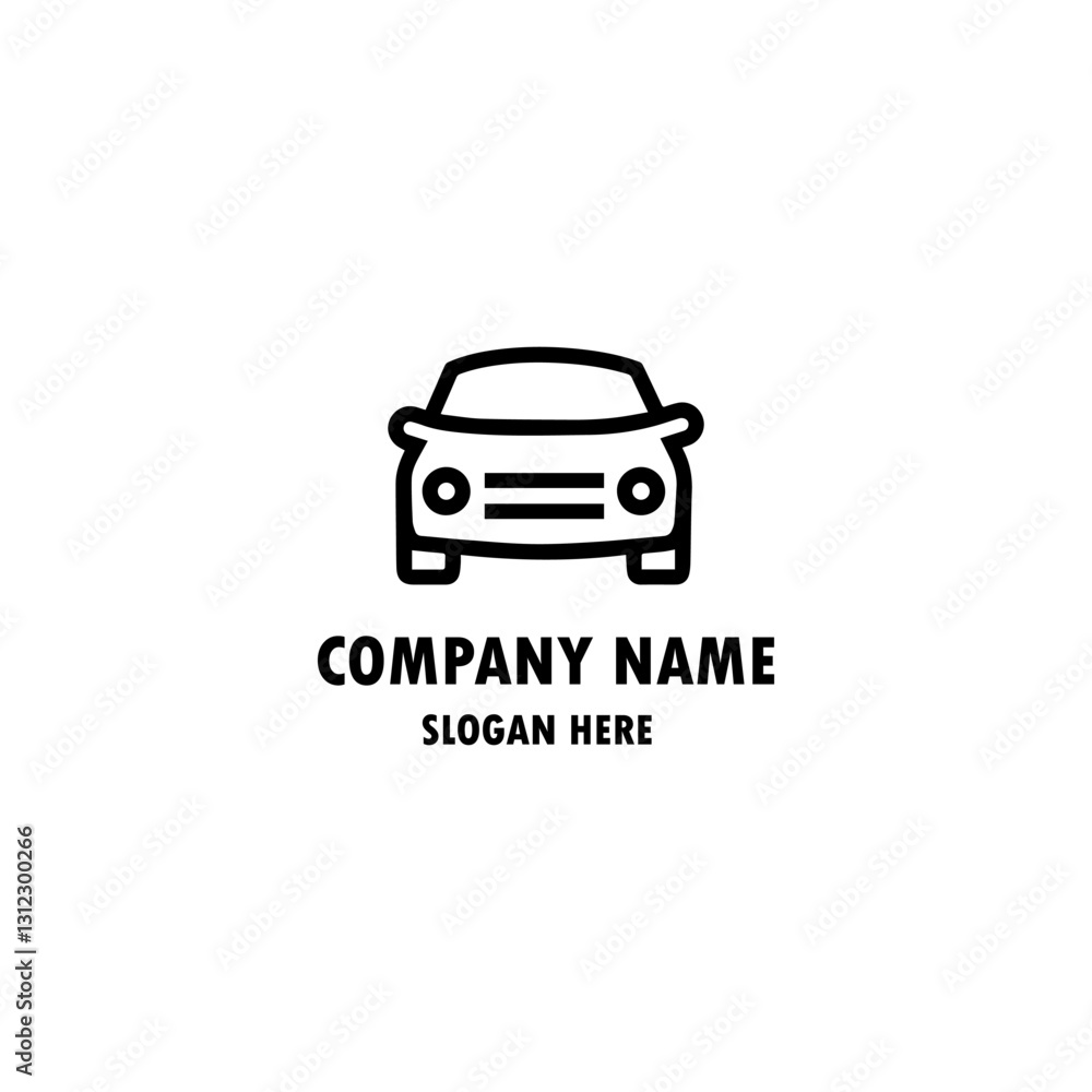 Obraz premium vector car logo icon