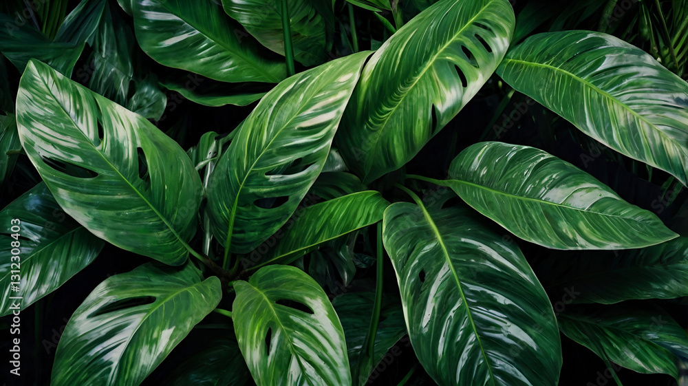 green leaves background green leaves background