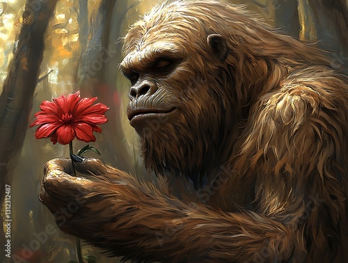 Bigfoot Forest Flower Gentle Giant. photo