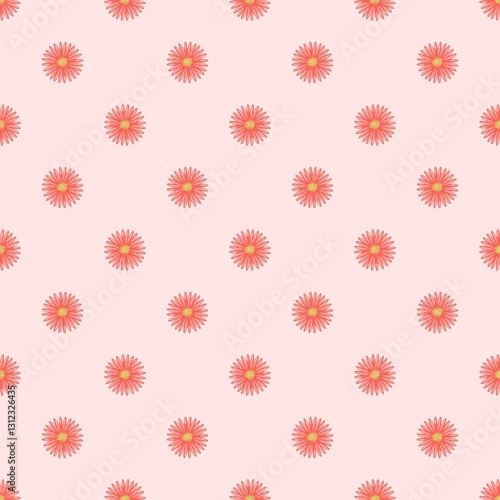 Obraz na płótnie Seamless flowers art on pattern for background and backdrop. w salonie