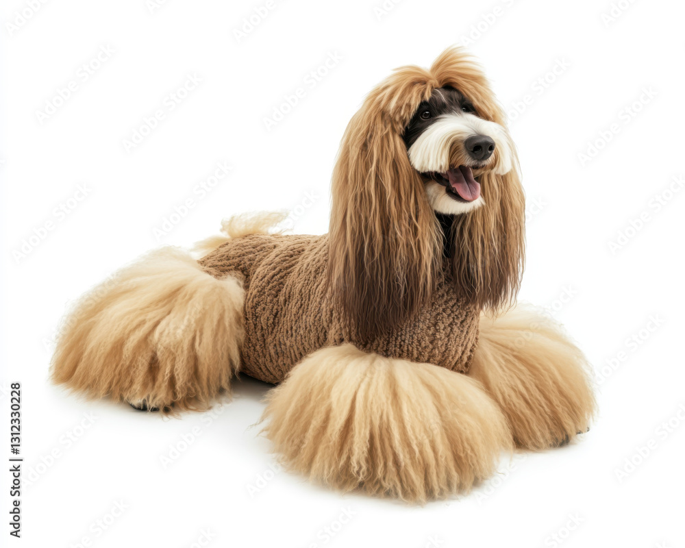 afghan hound clean white isolated dog afghan hound clean white isolated dog
