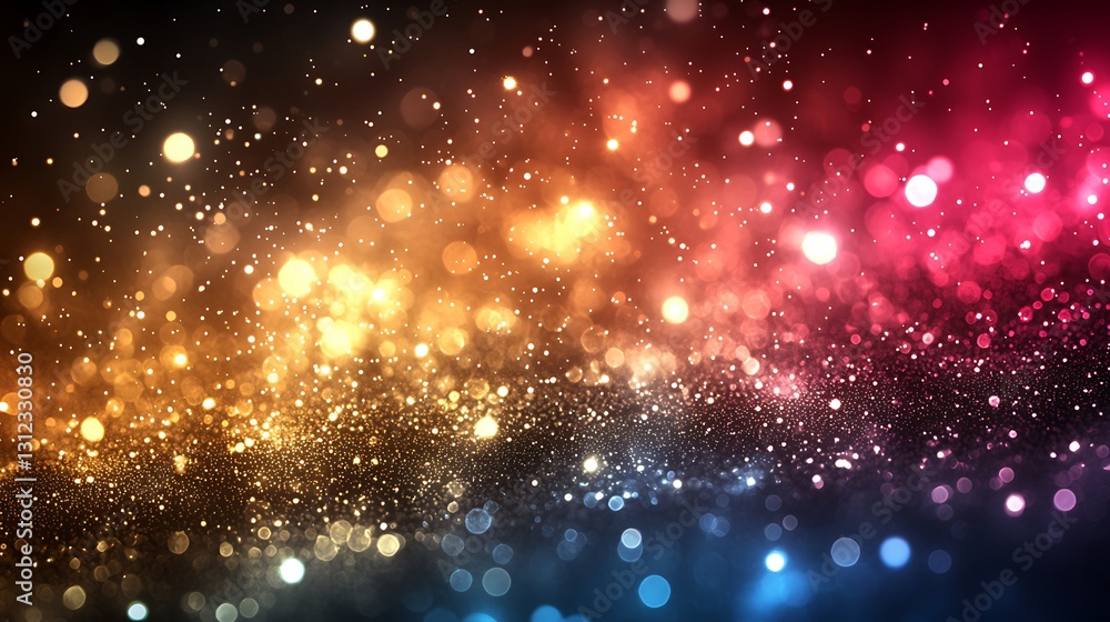 Sparkling Lightscape: Abstract Festive Background. Sparkling Lightscape: Abstract Festive Background.
