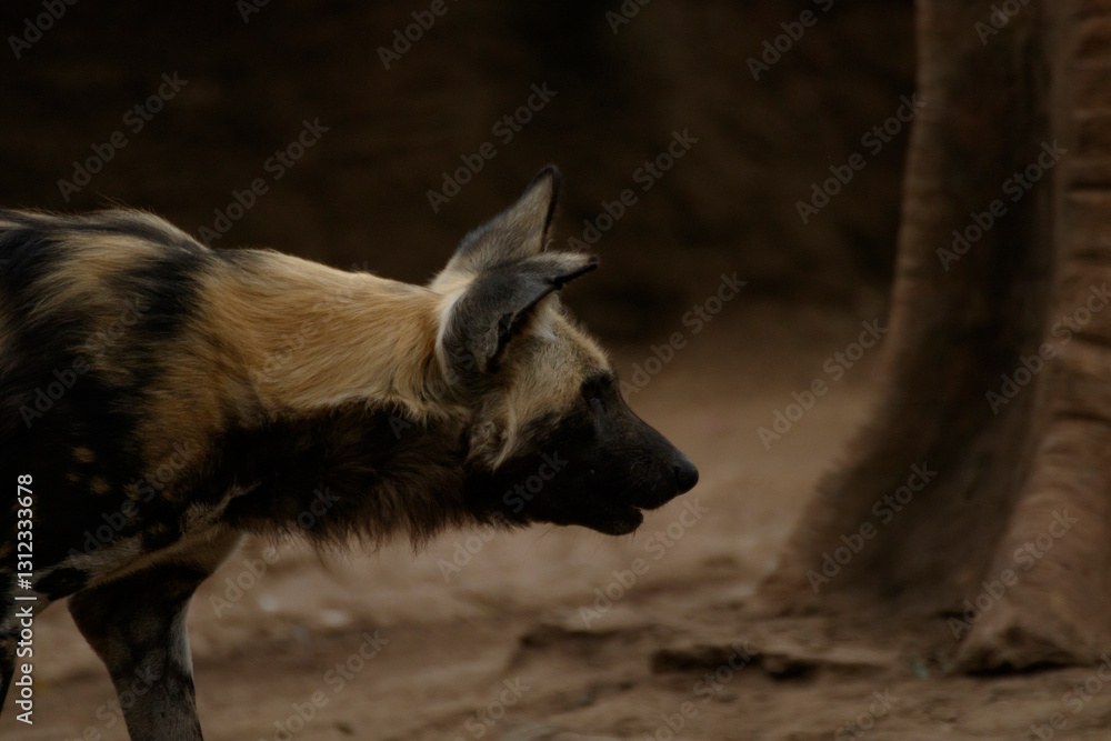 Fototapeta premium goat in the zoo