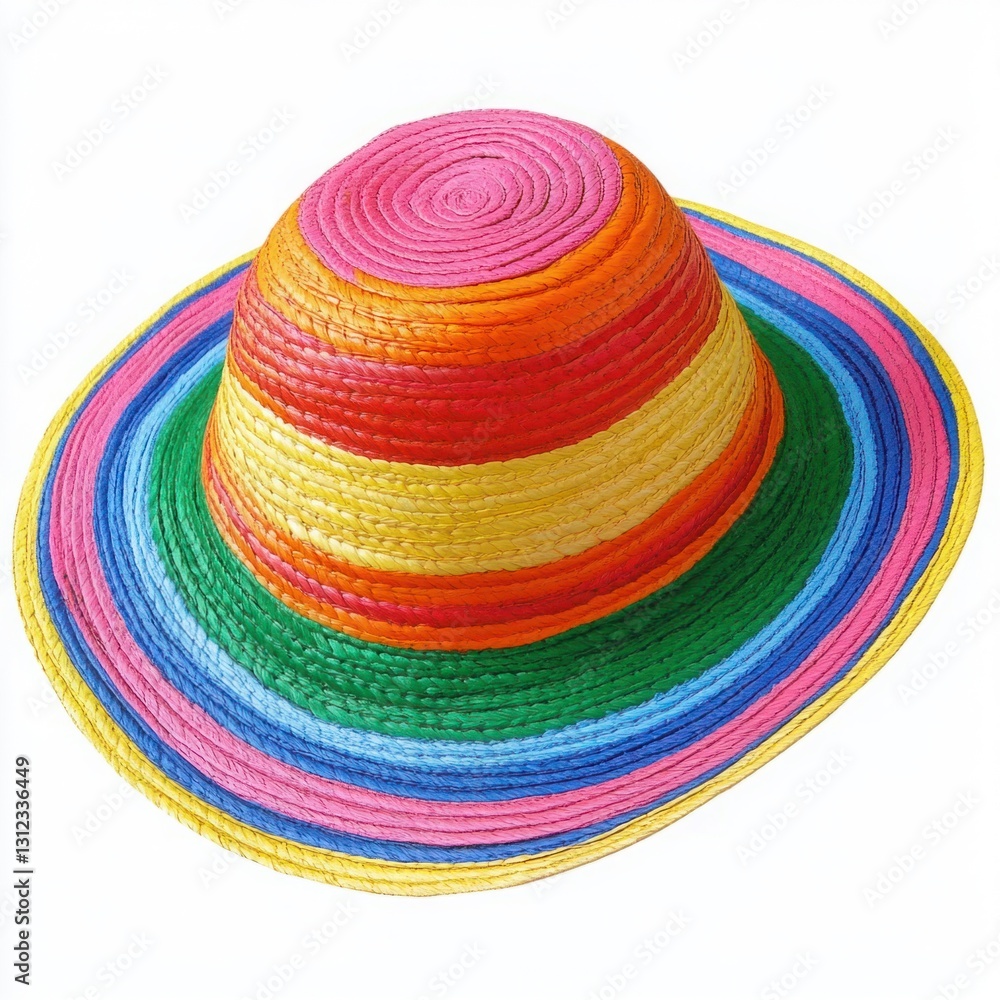 Colorful Wide Brimmed Hat Made of Straw Perfect for Outdoor Activities, Beach Days, Summer Vacations, Festivals, and Sun Protection for All Ages Colorful Wide Brimmed Hat Made of Straw Perfect for Outdoor Activities, Beach Days, Summer Vacations, Festivals, and Sun Protection for All Ages