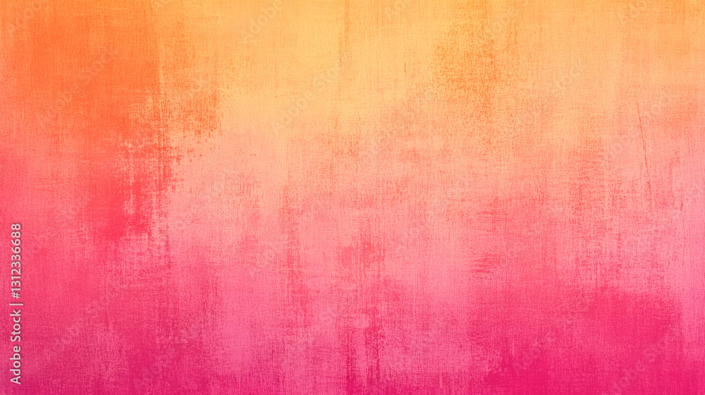 Fototapeta premium Warm abstract gradient texture in orange, pink, and yellow tones