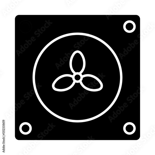 air cooler glyph icon