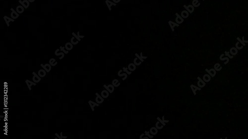 lightning in the night sky slow motion