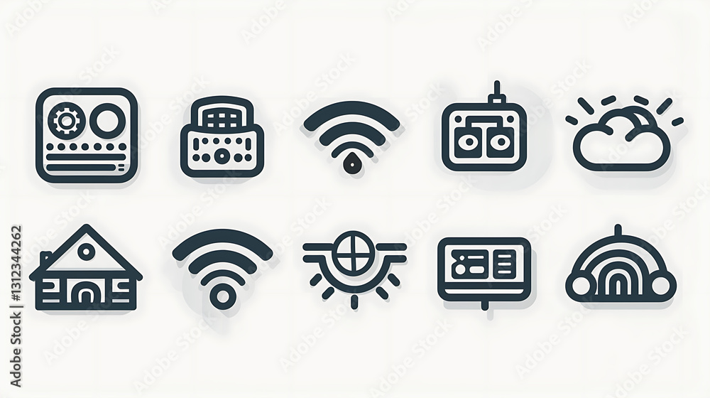 Smart Technology & Connectivity Icon Set – IoT, WiFi, and Digital Devices Smart Technology & Connectivity Icon Set – IoT, WiFi, and Digital Devices