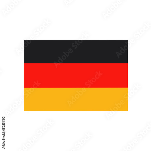 Free Download Germany flag vector icon, black, red, and yellow, national symbol - GFXLoad