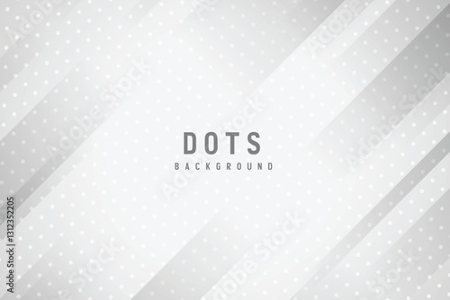 Abstract Grey Dotted Diagonal Background Design