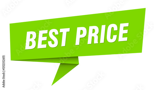 best price banner. best price speech bubble, label, sticker, sign template