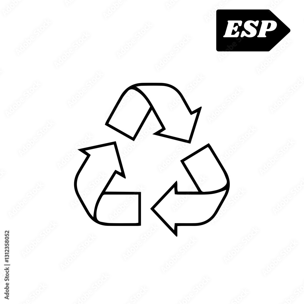 recycle symbol icon recycle symbol icon