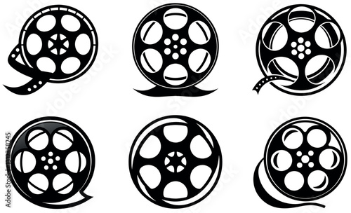 Collection of Vintage Film Reels