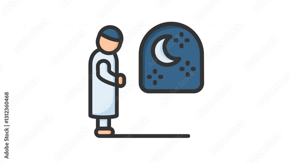 Animated shalat with muslim sign symbol. Suitable for hajj, ramadan, muslim, ramadan, islam, mubarak, kareem, religion, celebration, fasting, culture, religious, moslem and eid mubarak Animated shalat with muslim sign symbol. Suitable for hajj, ramadan, muslim, ramadan, islam, mubarak, kareem, religion, celebration, fasting, culture, religious, moslem and eid mubarak