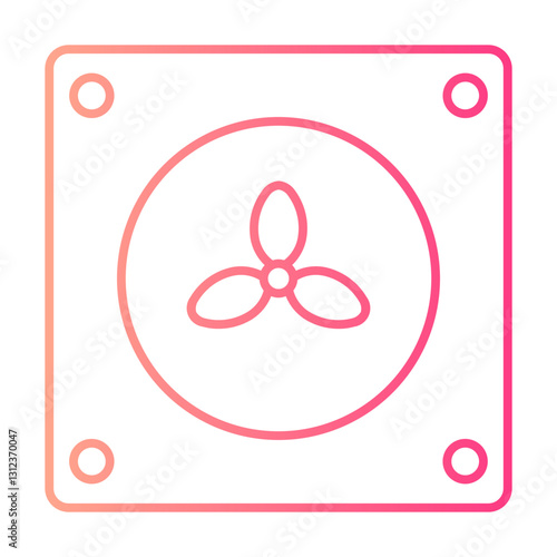 air cooler gradient icon