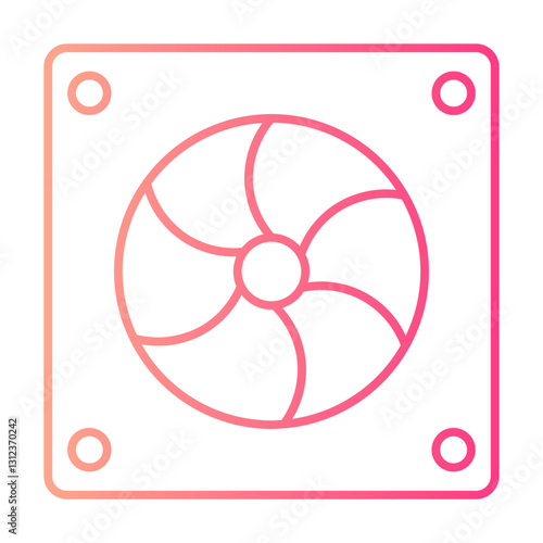 fan gradient icon