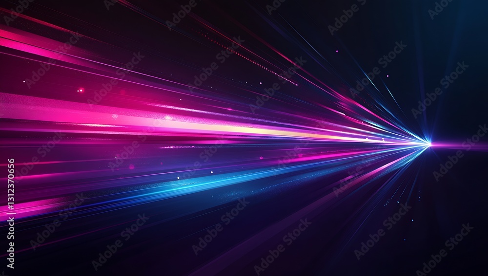 Vibrant Light Rays Creating Stunning Digital Background with Dynamic Color Patterns : Generative AI Vibrant Light Rays Creating Stunning Digital Background with Dynamic Color Patterns : Generative AI