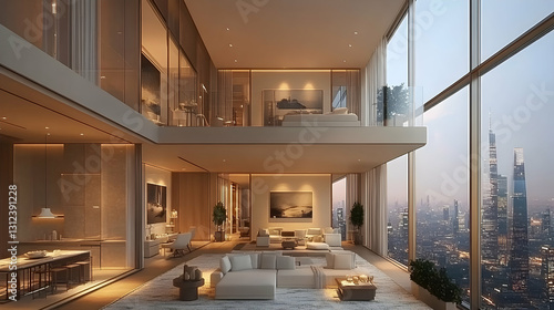Luxurious penthouse living in Dubai
