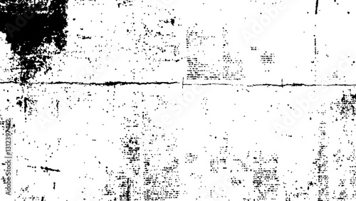 Wallpaper Mural Vector white and black newspaper paper grunge vintage old aged texture. Vintage grunge newspaper collage background. Newspaper with old grunge vintage unreadable paper texture background. Torontodigital.ca