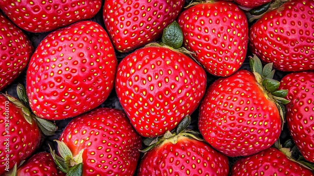 Strawberries filling frame, background grey. Fresh, healthy snack. Advertising, diet, nutrition, recipe Strawberries filling frame, background grey. Fresh, healthy snack. Advertising, diet, nutrition, recipe