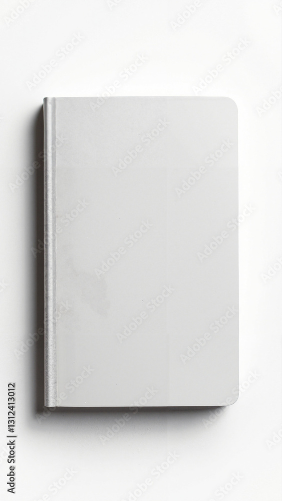 Pristine Blank Notebook Isolated on White Background for Creative Expression and Personal Development Marketing Pristine Blank Notebook Isolated on White Background for Creative Expression and Personal Development Marketing