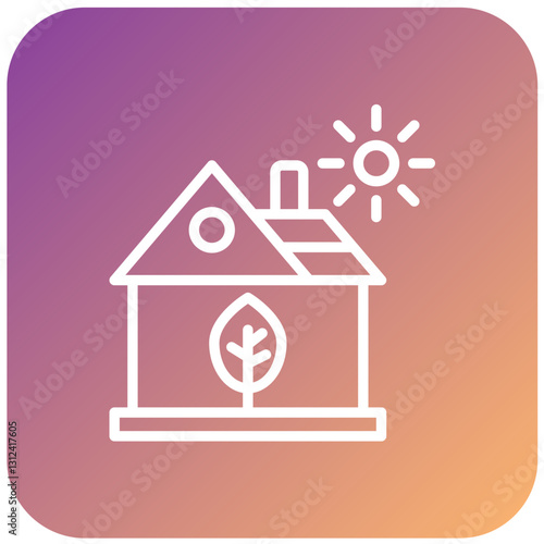 Vector Design Eco House Icon Style