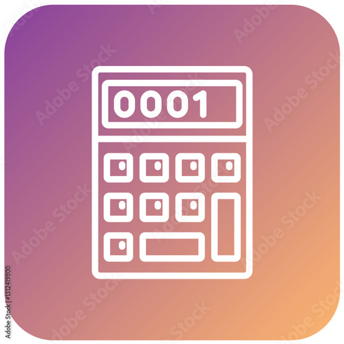 Vector Design Calculator Icon Style