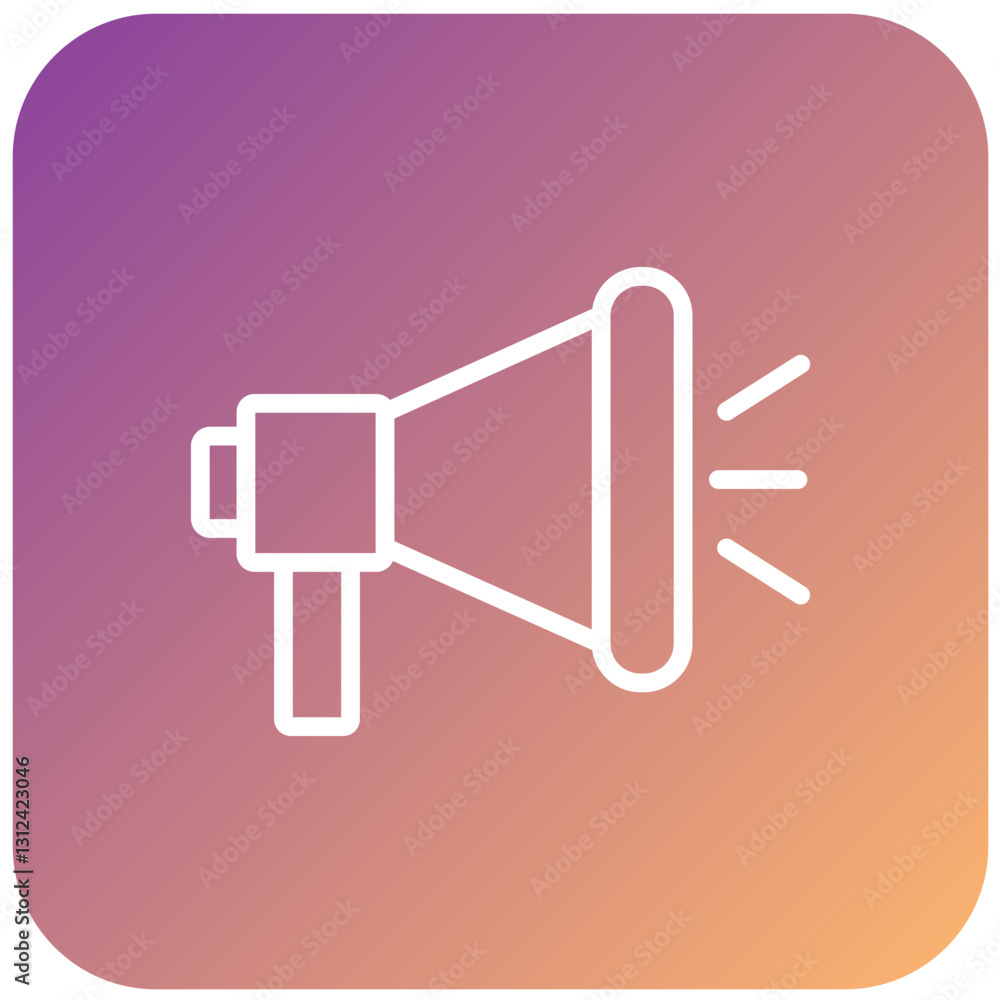 Vector Design Mega Phone Icon Style Vector Design Mega Phone Icon Style