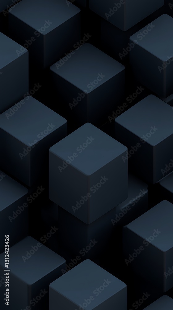 Cubes pattern background design for digital or mobile usage Cubes pattern background design for digital or mobile usage